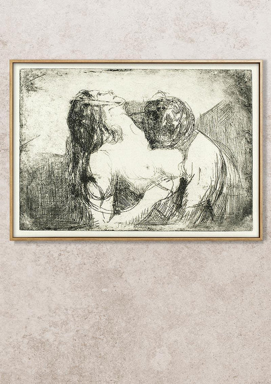 The Bite - 1914 - Edvard Munch - Fine Art Print - Classic Posters
