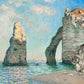 The Cliffs at Etretat - 1885 - Claude Monet - Fine Art Print - Classic Posters
