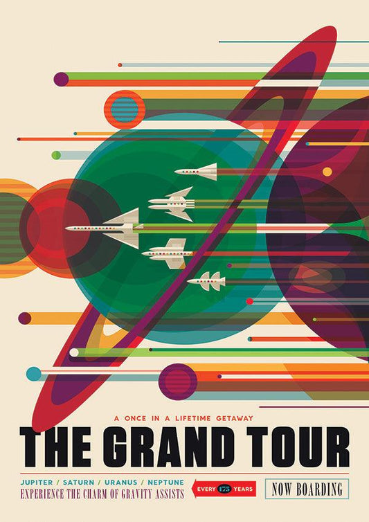 The Grand Tour - NASA Space Travel Poster - Classic Posters