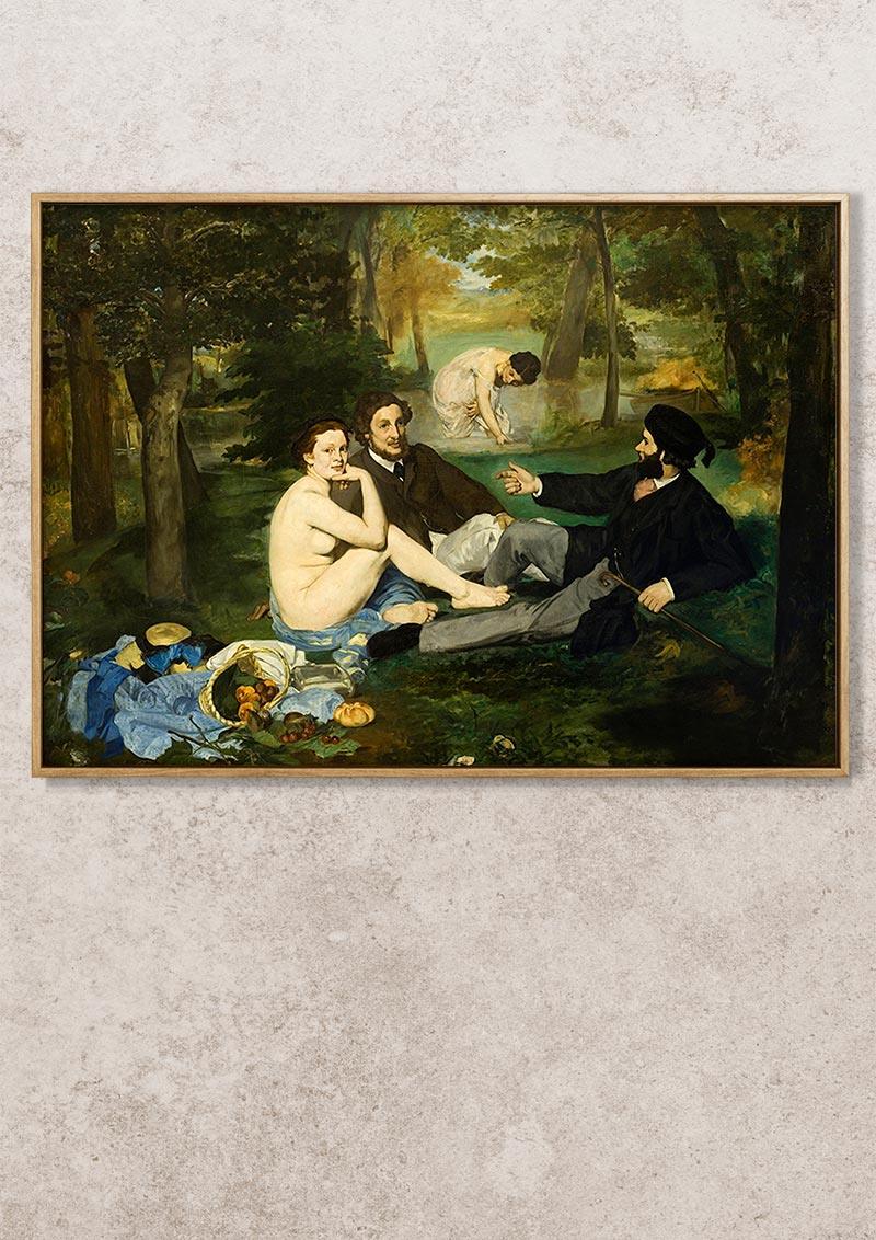 The Luncheon on the Grass - 1862 - Edouard Manet - Fine Art Print - Classic Posters