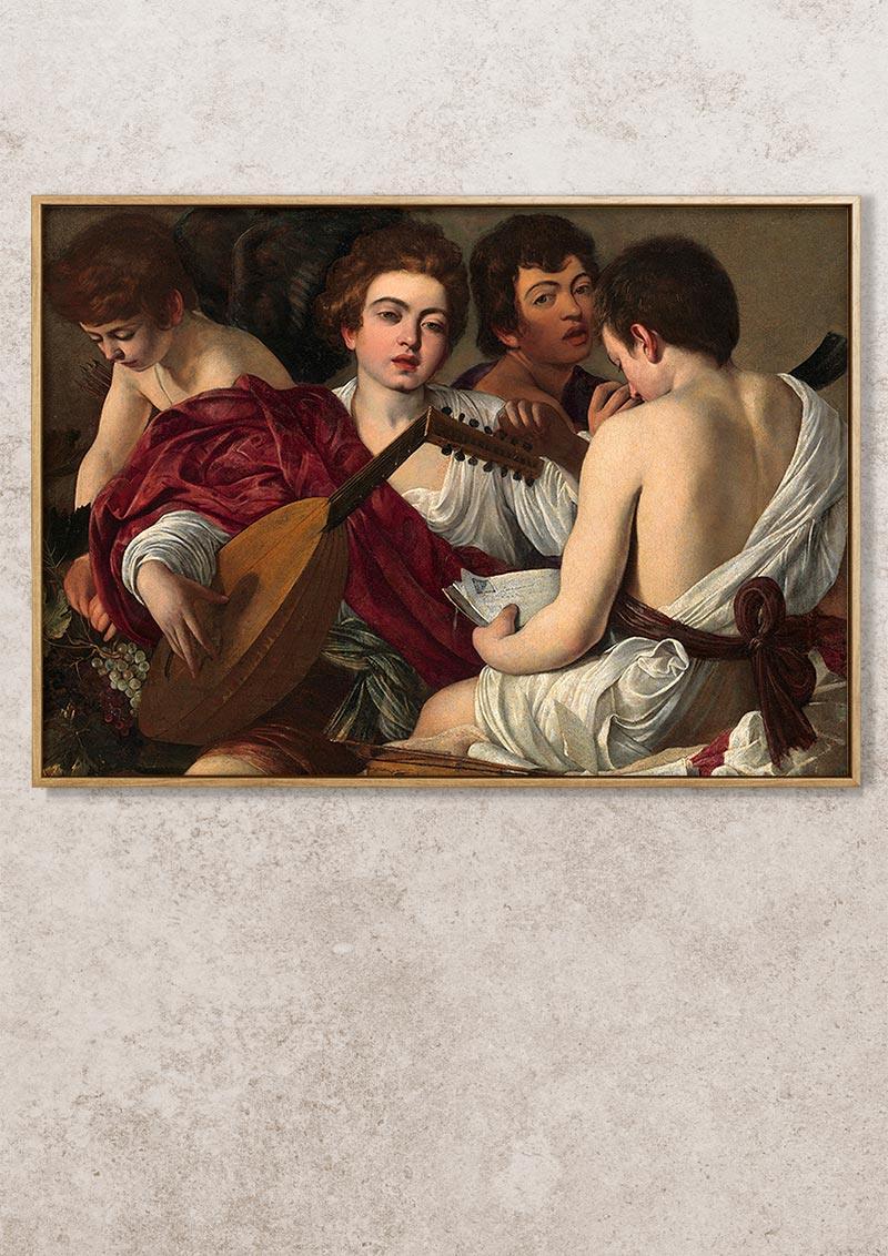 The Musicians - Concerto - 1595 - Caravaggio - Fine Art Print - Classic Posters