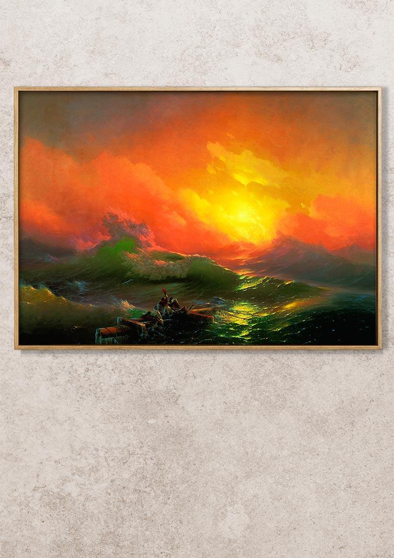 The Ninth Wave - 1850 - Ivan Aivazovsky - Fine Art Print - Classic Posters