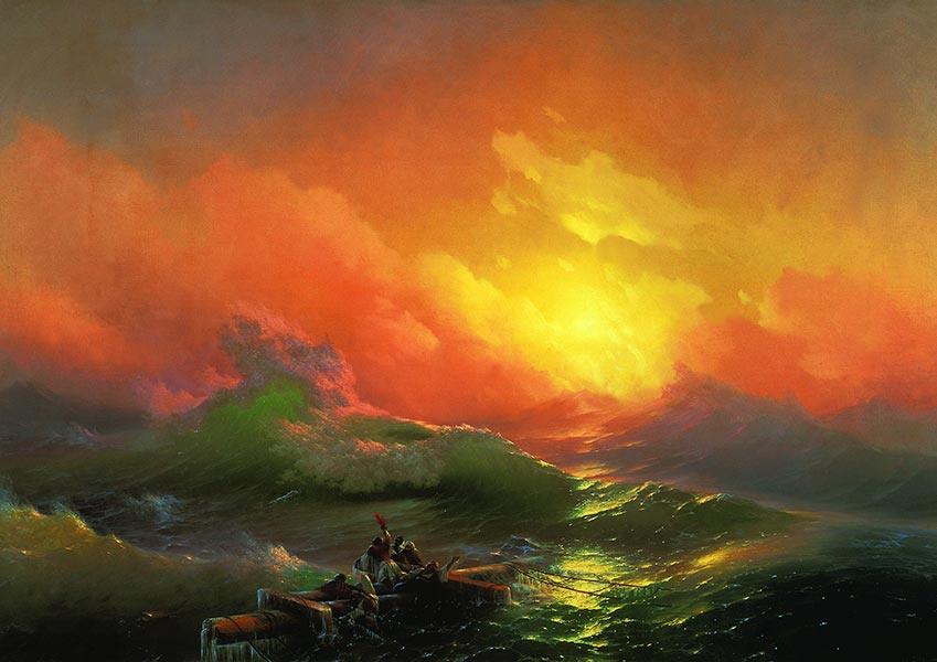 The Ninth Wave - 1850 - Ivan Aivazovsky - Fine Art Print - Classic Posters
