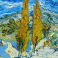 The Poplars at Saint-Rémy - 1889 - Vincent van Gogh - Fine Art Print - Classic Posters