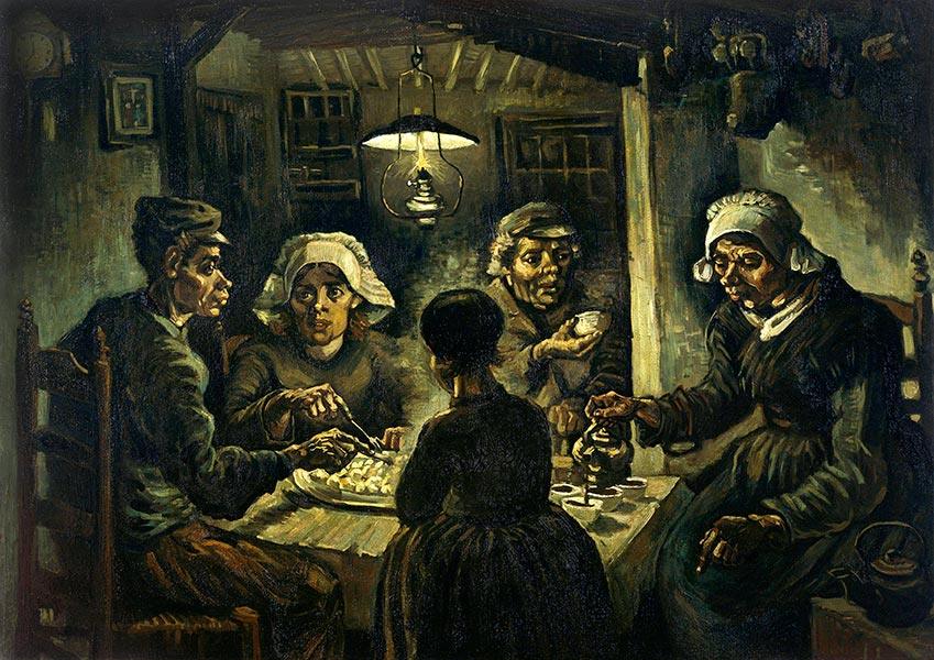The Potato Eaters - 1885 - Vincent van Gogh - Fine Art Print - Classic Posters