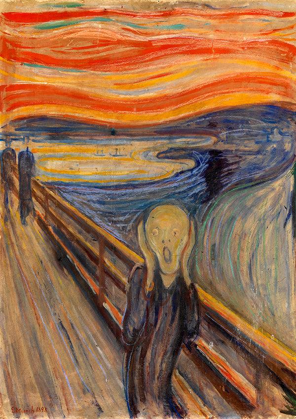 The Scream (Oil Tempera) - 1893 - Edvard Munch - Fine Art Print - Classic Posters