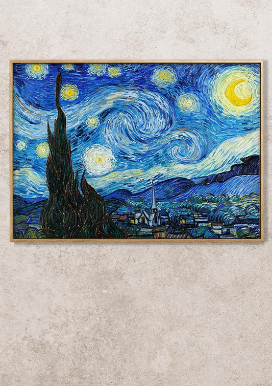 The Starry Night - 1889 - Vincent van Gogh - Fine Art Print - Classic Posters