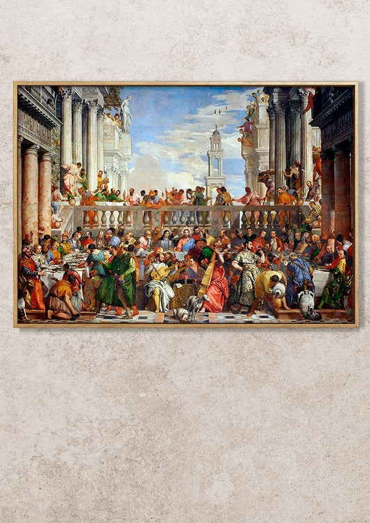 The Wedding Feast at Cana - 1563 - Paolo Veronese - Fine Art Print - Classic Posters