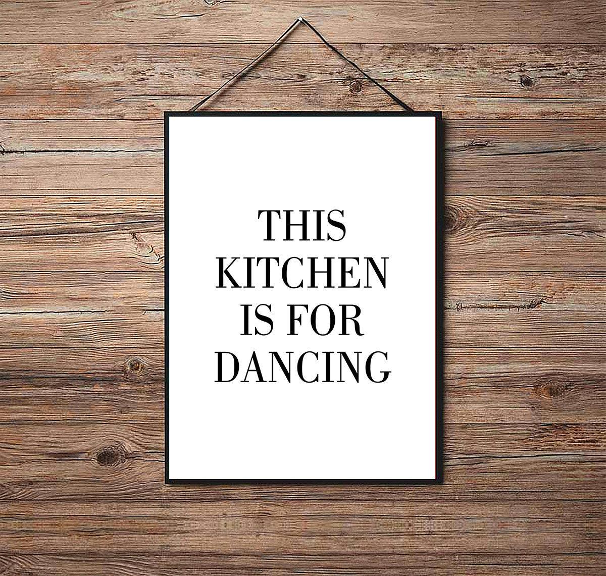 This Kitchen Is For Dancing - Kitchen Poster - Classic Posters