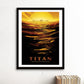 Titan - NASA Space Travel Poster - Classic Posters