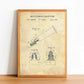 Toothpaste Tube - Bathroom Patent Poster - Classic Posters