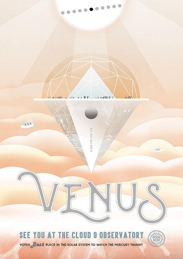 Venus - NASA Space Travel Poster - Classic Posters