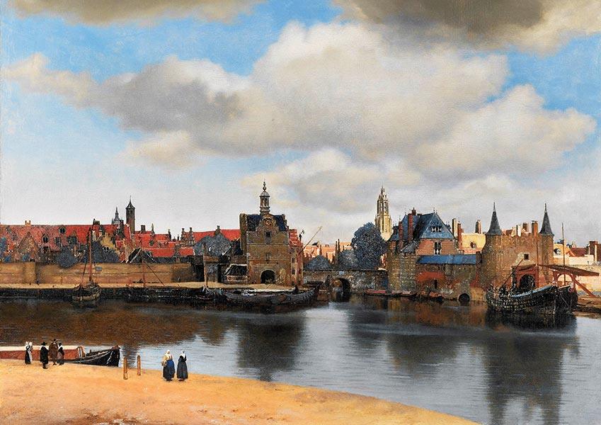 View of Delft - 1661 - Johannes Vermeer - Fine Art Print - Classic Posters