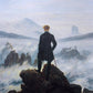Wanderer Above the Sea of Fog - 1818 - Caspar David Friedrich - Fine Art Print - Classic Posters