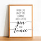 When Life Gives You Lemons - Motivational Print - Classic Posters