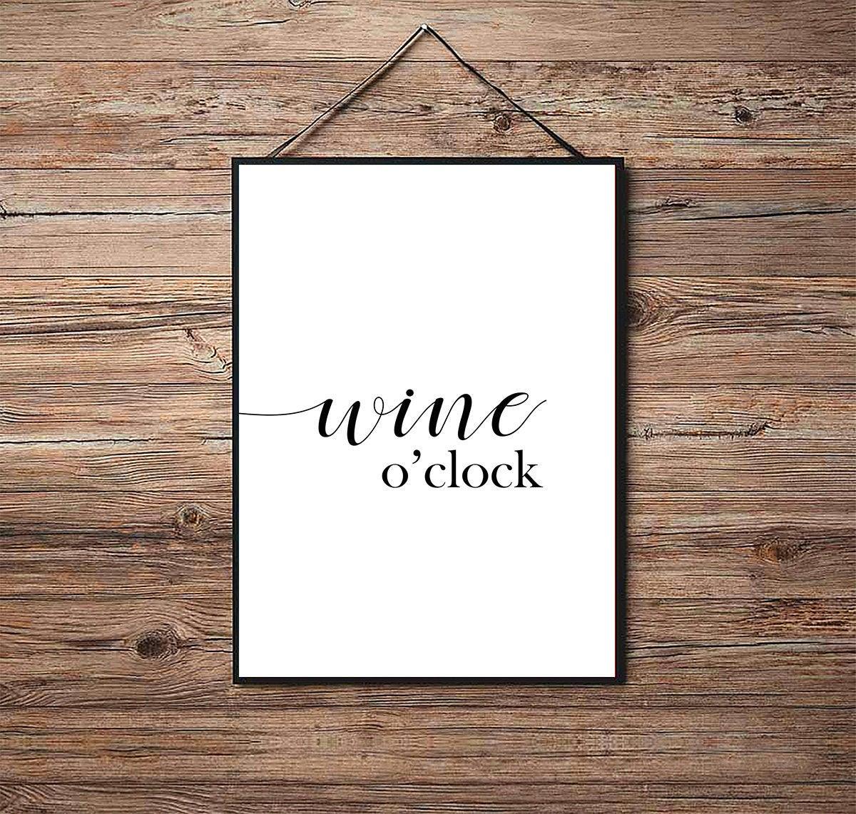 Wine O'clock - Kitchen Poster - Classic Posters
